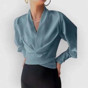 Marisol Satin Blouse - Image 2