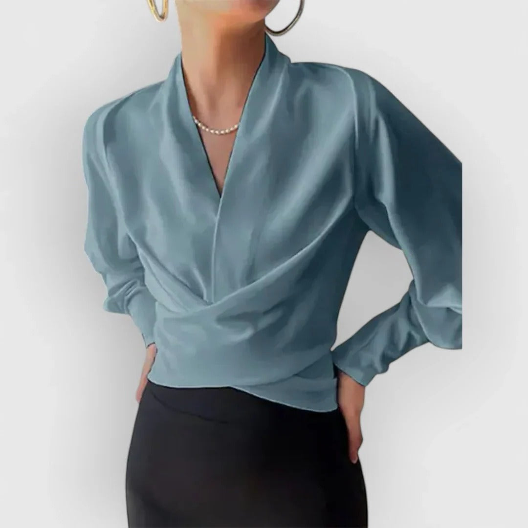 Marisol Satin Blouse - Image 2