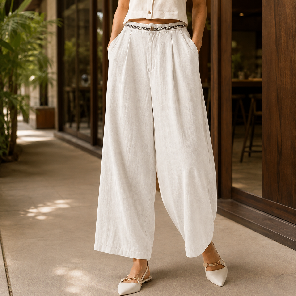 Valeria Wide Leg Pants - Image 1