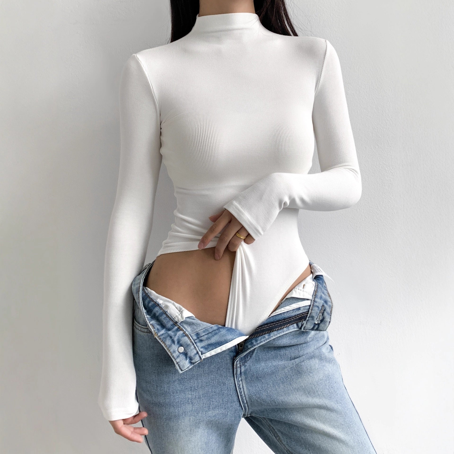 Esme Ribbed Bodysuit - Image 1