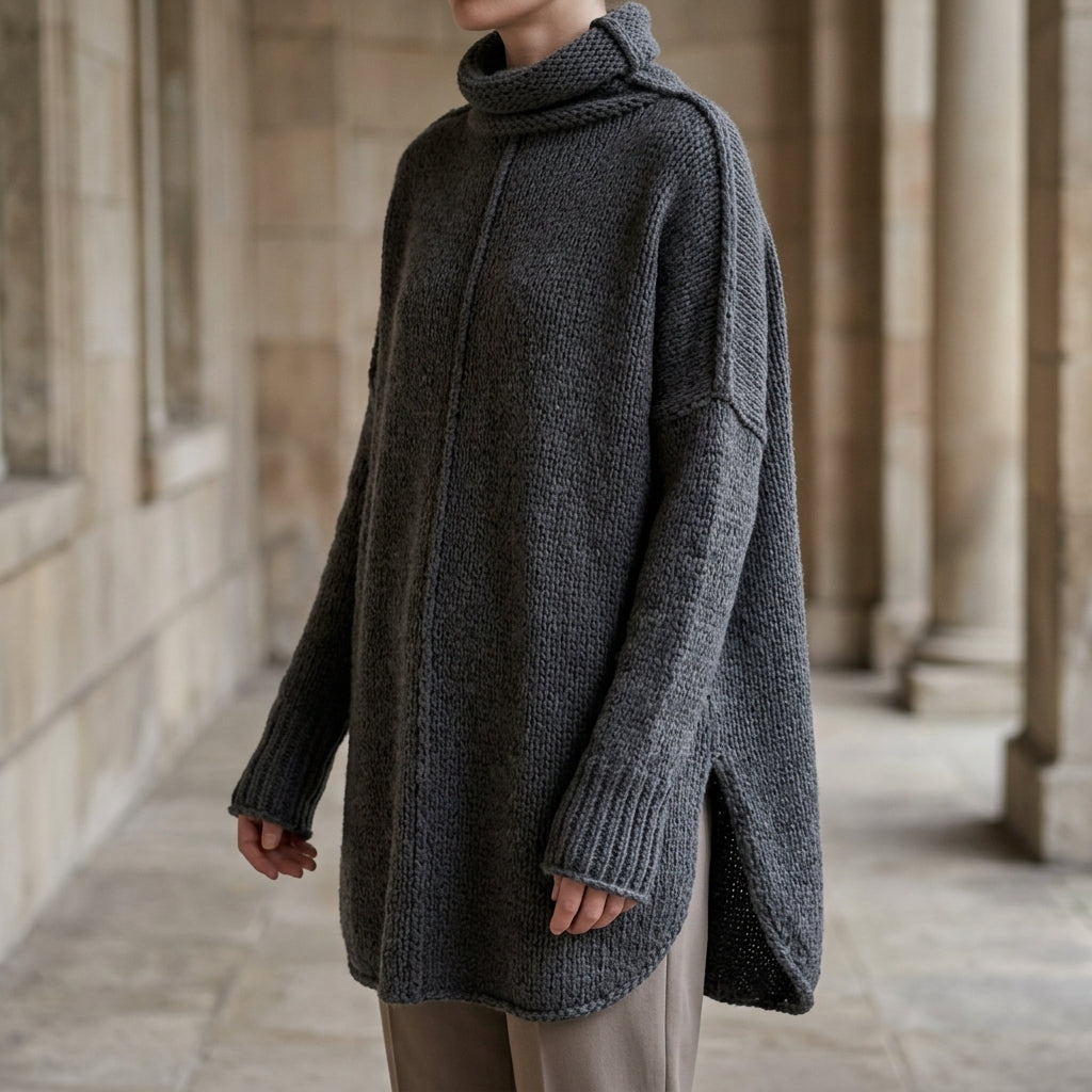 Florence Stacked Collar Sweater - Image 1