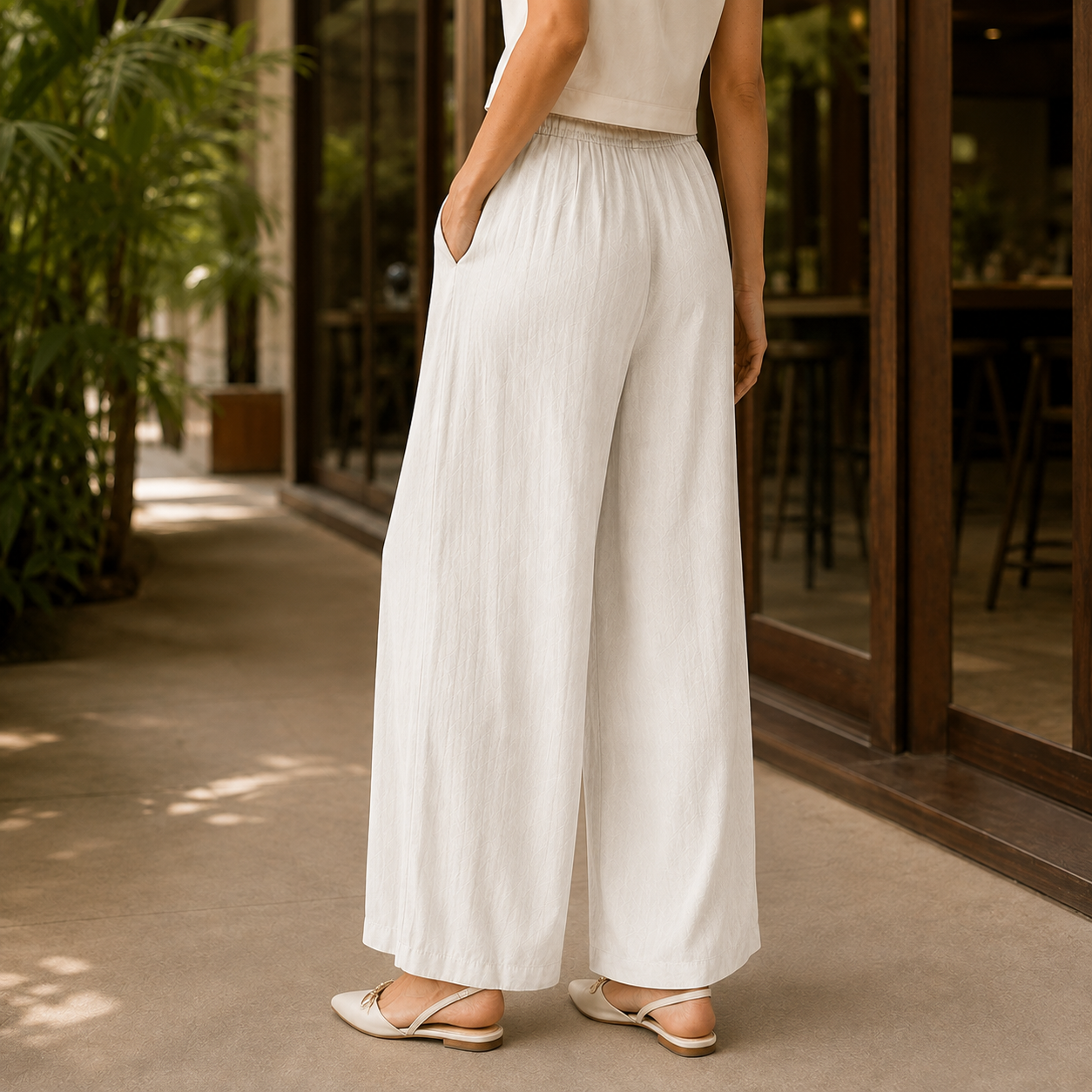 Valeria Wide Leg Pants - Image 2