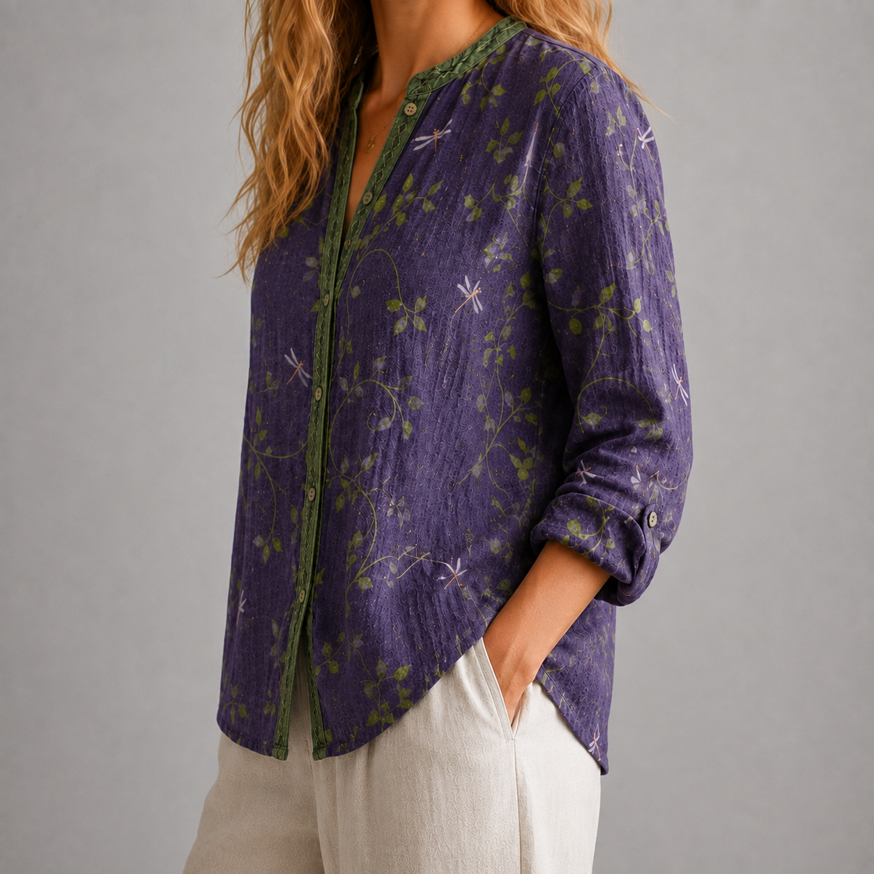 Willa Botanical Blouse - Image 2