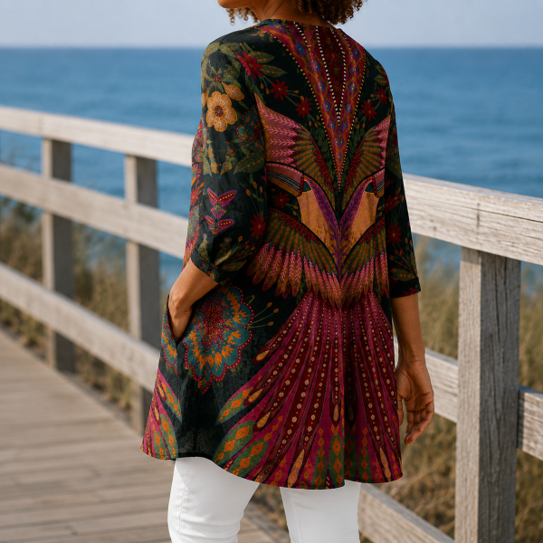 Carmen-Elise V-Neck Tunic