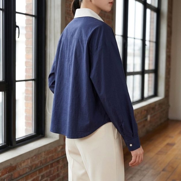 Vivienne Contrast Collar Top