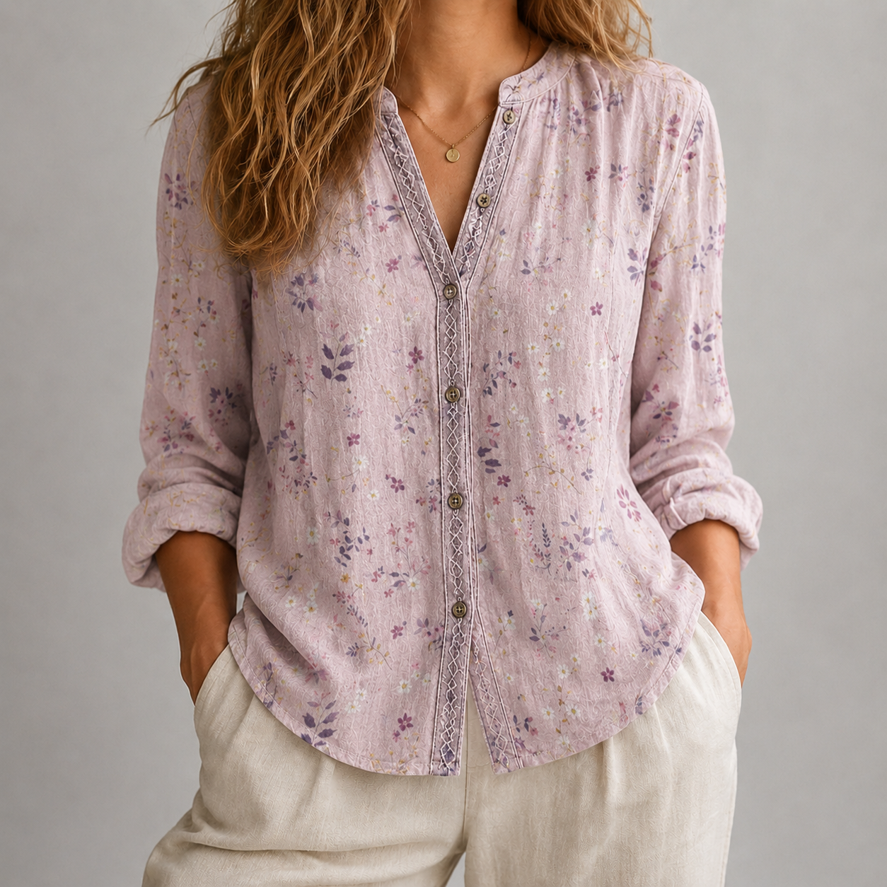 Willa Botanical Blouse - Image 4