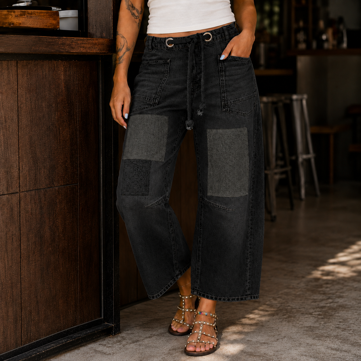 Anouk-Kate Patchwork Jeans - Image 4