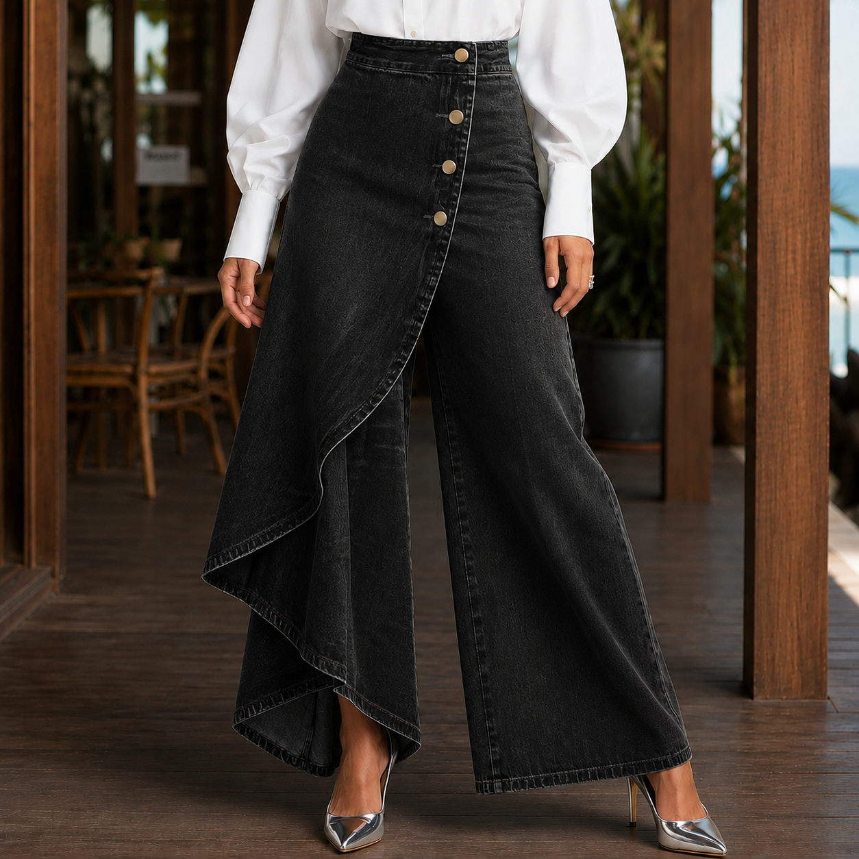 Clara-Claire Wrap Pants - Image 5