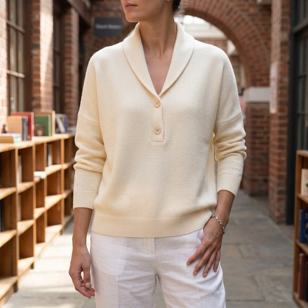 Livia Shawl Collar Sweater - Image 5
