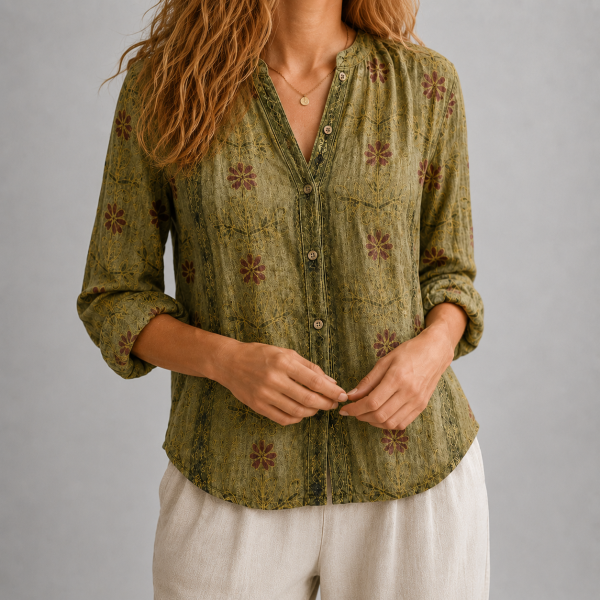 Willa Botanical Blouse