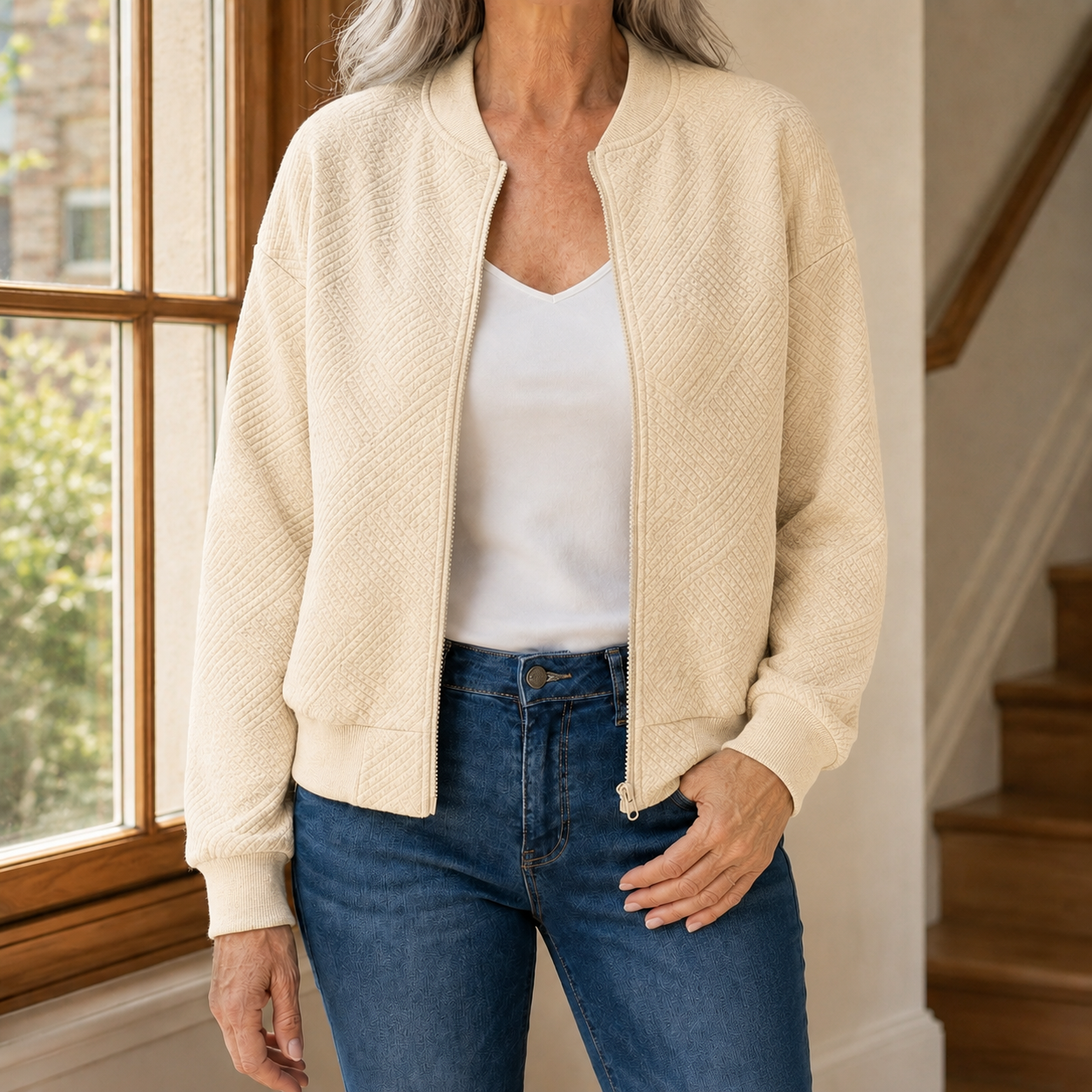 Estella Textured Jacket - Image 5