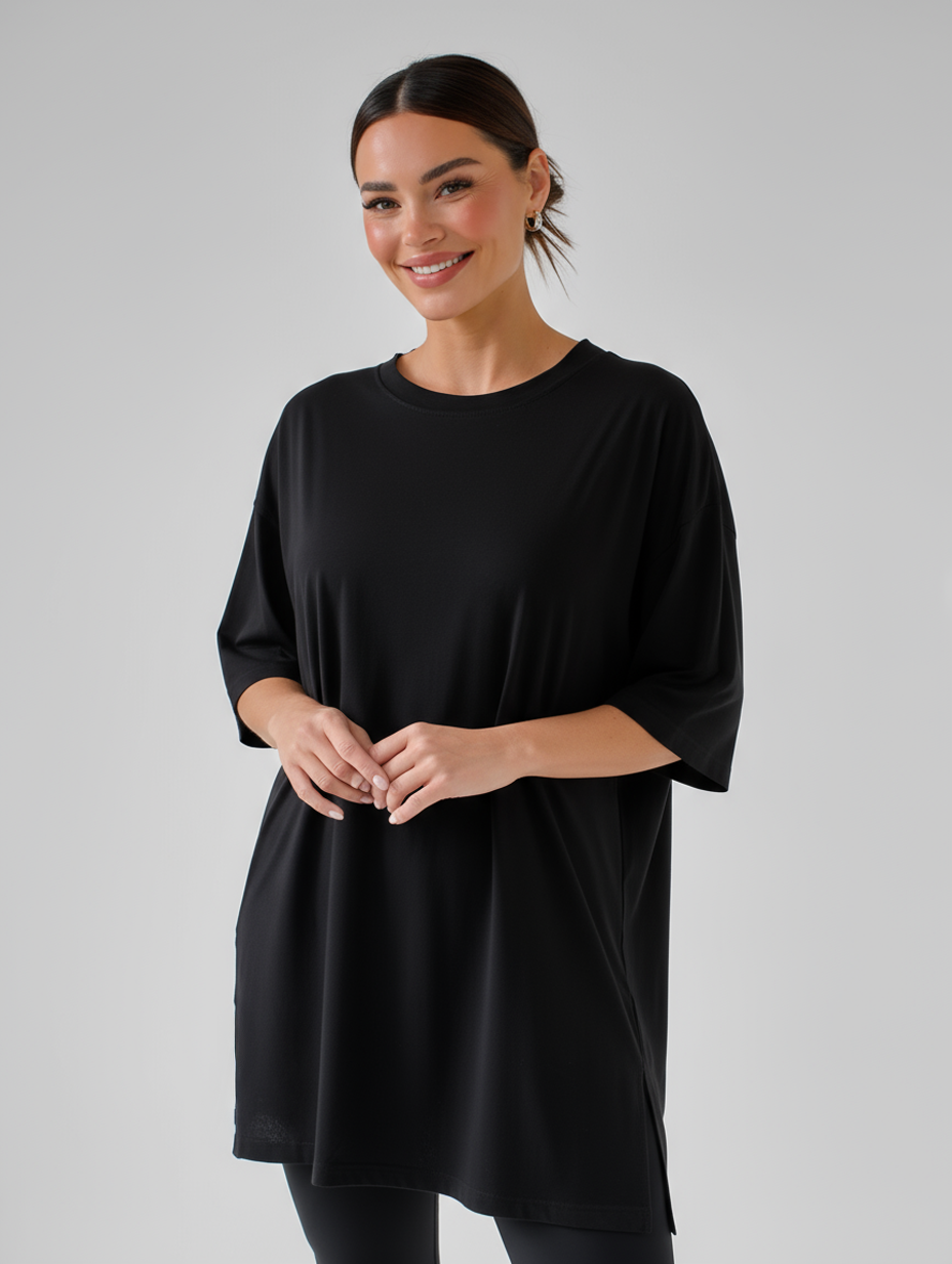 SereneSoft Oversized Sleep Tee - Image 2
