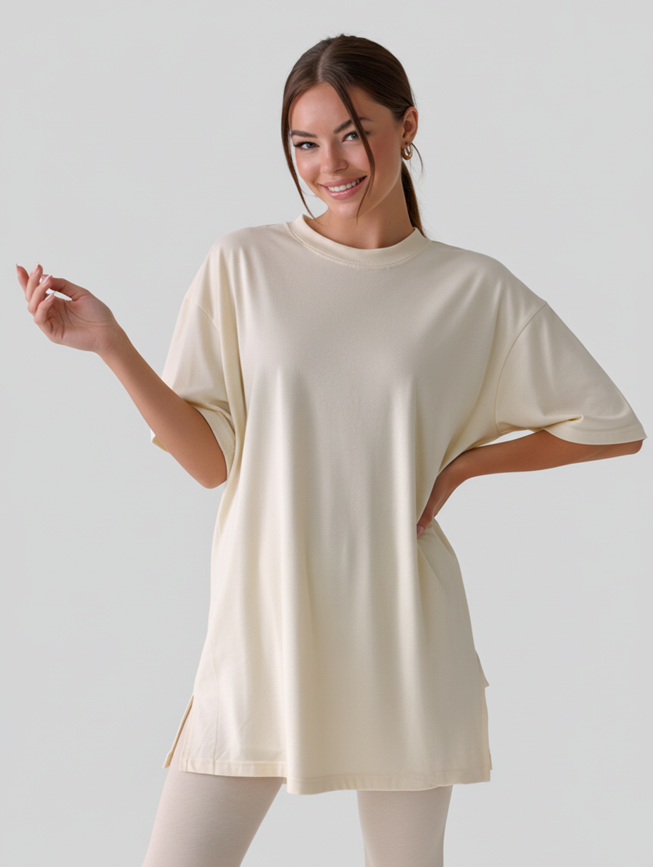 SereneSoft Oversized Sleep Tee - Image 4
