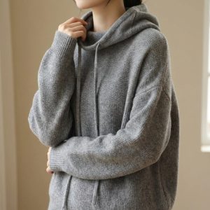 Luna Merino Knit Hoodie - Image 3