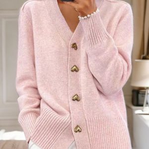Women's Warm Wool Cardigan - Image 4